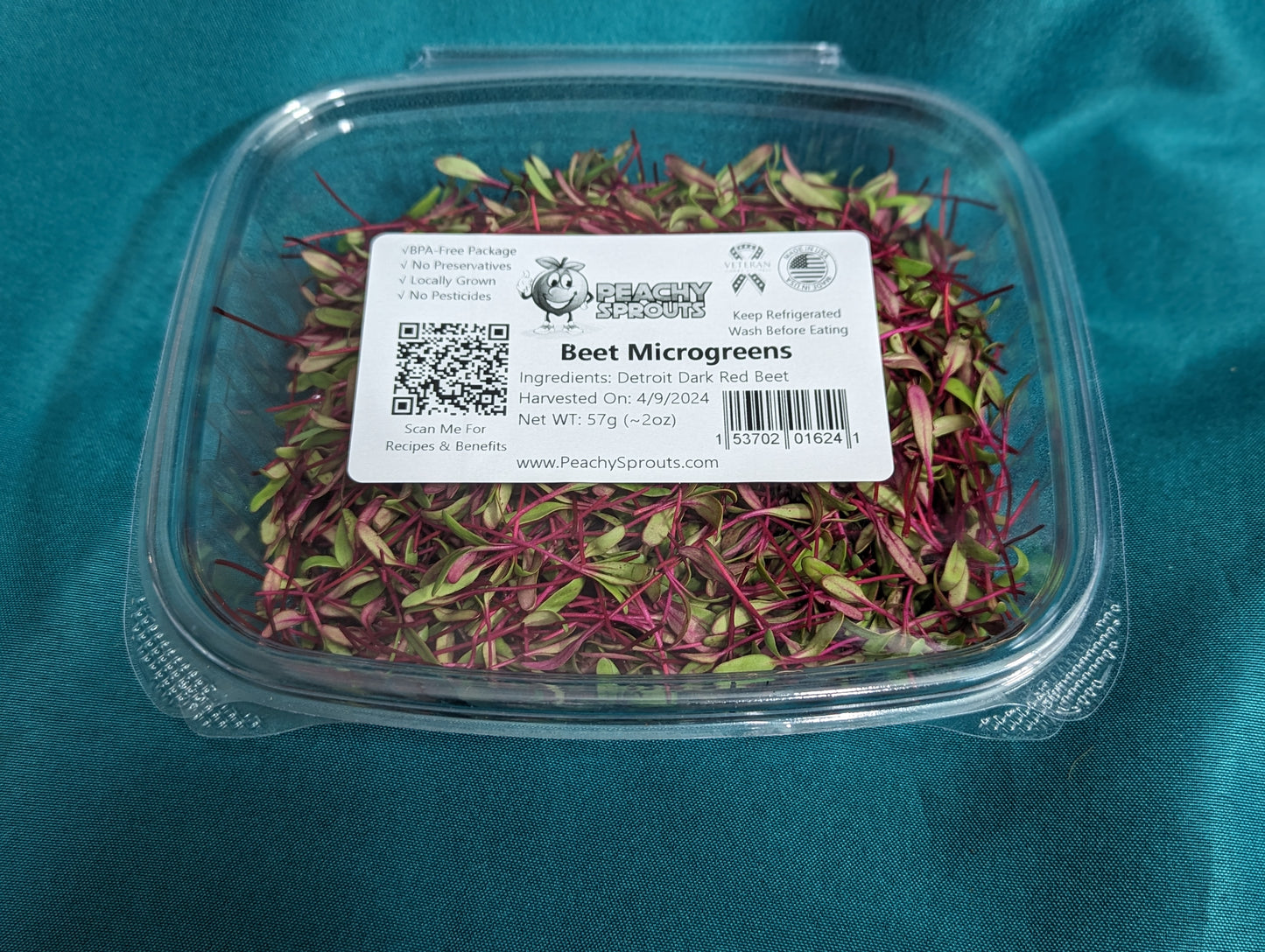 Beet Microgreens - Detroit Dark Red