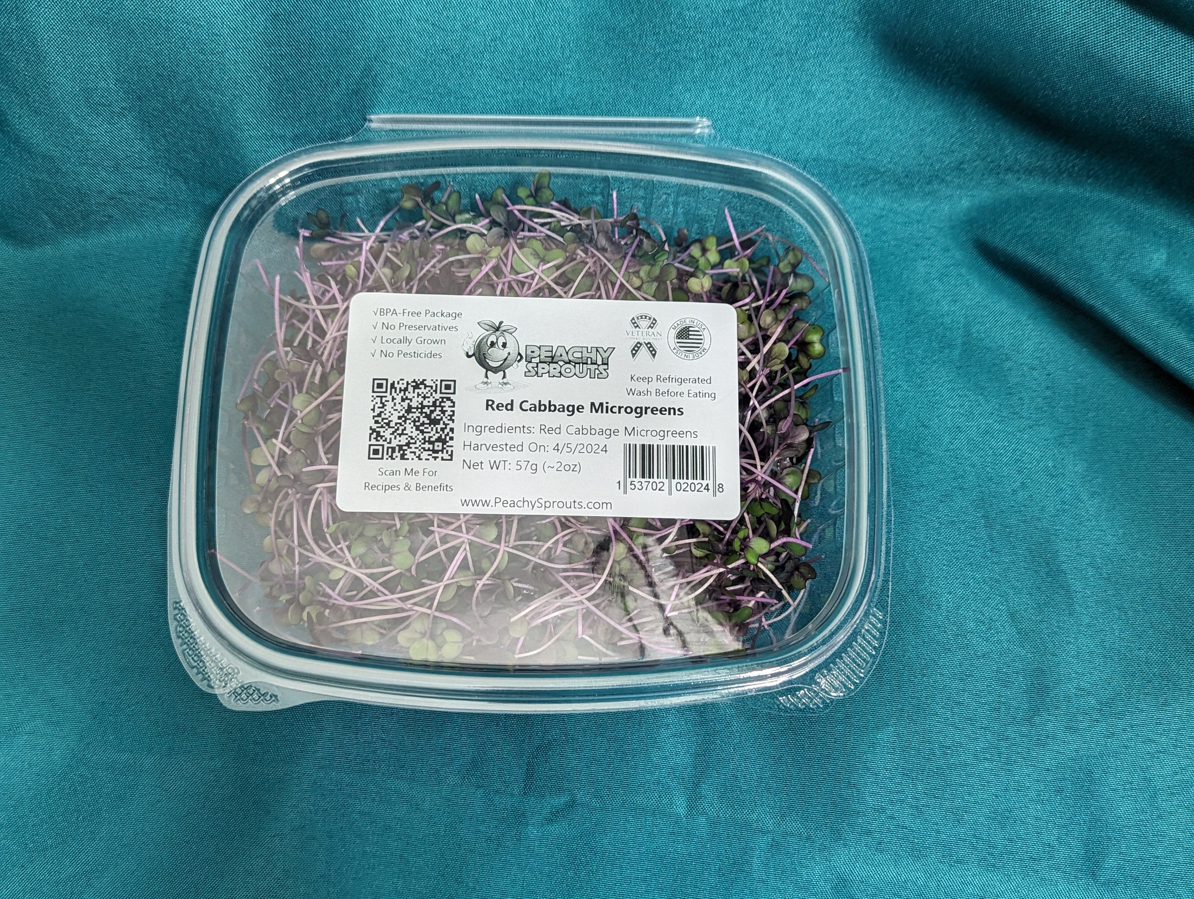 Pousse Rouge Red Cabbage Microgreens – PeachySprouts